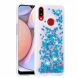 Силиконовый (TPU) чехол Deexe Liquid Glitter для Samsung Galaxy A10s (A107) - Blue. Фото 3 из 7