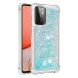 Силиконовый (TPU) чехол Deexe Liquid Glitter для Samsung Galaxy A72 (А725) - Baby Blue. Фото 3 из 7