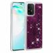 Силиконовый (TPU) чехол Deexe Liquid Glitter для Samsung Galaxy S10 Lite (G770) - Purple. Фото 3 из 7