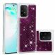 Силиконовый (TPU) чехол Deexe Liquid Glitter для Samsung Galaxy S10 Lite (G770) - Purple. Фото 1 из 7