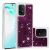 Силиконовый (TPU) чехол Deexe Liquid Glitter для Samsung Galaxy S10 Lite (G770) - Purple