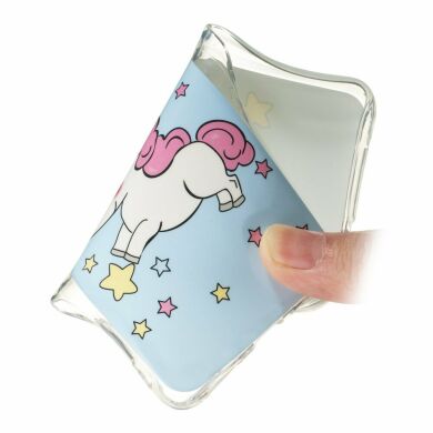 Силіконовий (TPU) чохол Deexe LumiCase для Samsung Galaxy A20e, Unicorn