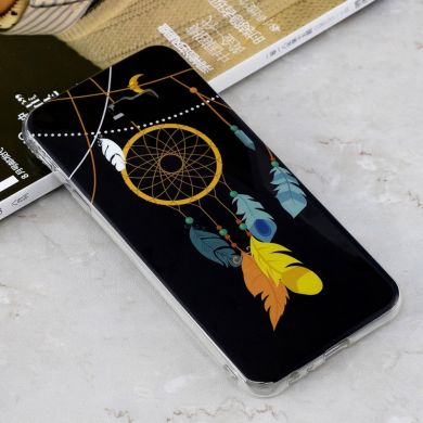 Силіконовий (TPU) чохол Deexe LumiCase для Samsung Galaxy J4+ (J415), Feather Dream Catcher