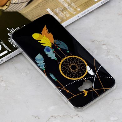 Силіконовий (TPU) чохол Deexe LumiCase для Samsung Galaxy J4+ (J415), Feather Dream Catcher