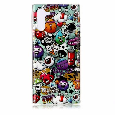 Силіконовий (TPU) чохол Deexe LumiCase для Samsung Galaxy Note 10 (N970) - Wow Brains