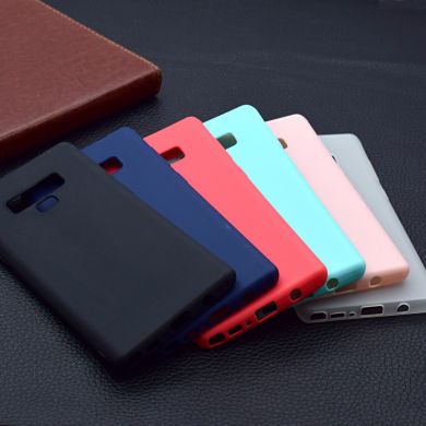 Силиконовый (TPU) чехол Deexe Matte Case для Samsung Galaxy Note 9 (N960) - Dark Blue
