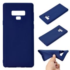 Силиконовый (TPU) чехол Deexe Matte Case для Samsung Galaxy Note 9 (N960) - Dark Blue