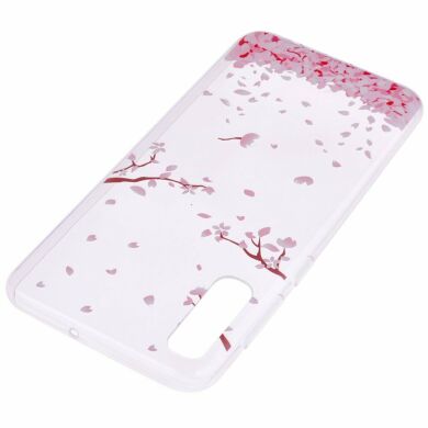 Силіконовий (TPU) чохол Deexe Pretty Glossy для Samsung Galaxy A50 (A505) / A30s (A307) / A50s (A507) - Falling Petals