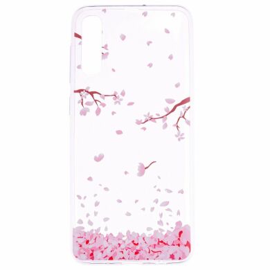 Силіконовий (TPU) чохол Deexe Pretty Glossy для Samsung Galaxy A50 (A505) / A30s (A307) / A50s (A507) - Falling Petals