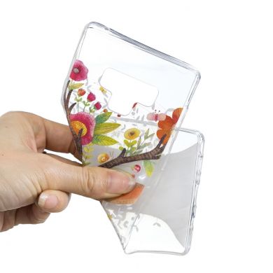Силіконовий (TPU) чохол Deexe Pretty Glossy для Samsung Galaxy Note 9 (N960) - Flowered Elk