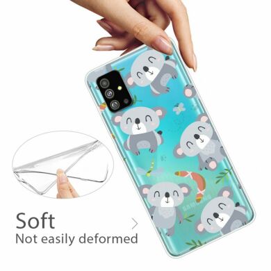 Силиконовый (TPU) чехол Deexe Pretty Glossy для Samsung Galaxy S20 (G980) - Koala