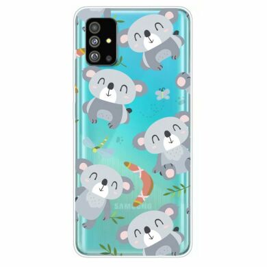 Силиконовый (TPU) чехол Deexe Pretty Glossy для Samsung Galaxy S20 (G980) - Koala