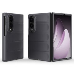 Силиконовый (TPU) чехол Deexe Terra Case (FF) для Samsung Galaxy Fold 8 - Dark Grey