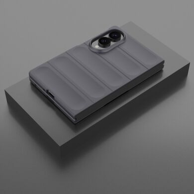 Силиконовый (TPU) чехол Deexe Terra Case (FF) для Samsung Galaxy Fold 8 - Dark Grey
