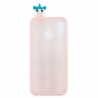 Силіконовий (TPU) чохол UniCase 3D Cartoon Pattern для Samsung Galaxy A40 (А405), Unicorn Enjoying Music