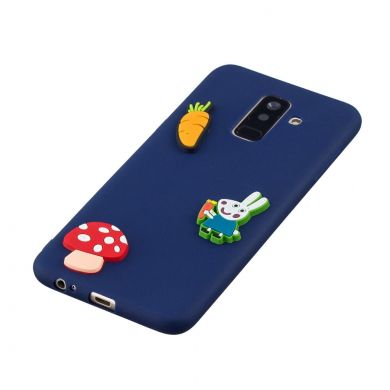 Силиконовый (TPU) чехол UniCase 3D Cartoon Pattern для Samsung Galaxy A6+ 2018 (A605) - Rabbit Pattern