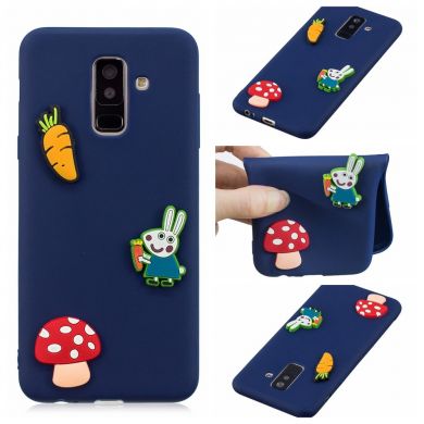 Силиконовый (TPU) чехол UniCase 3D Cartoon Pattern для Samsung Galaxy A6+ 2018 (A605) - Rabbit Pattern