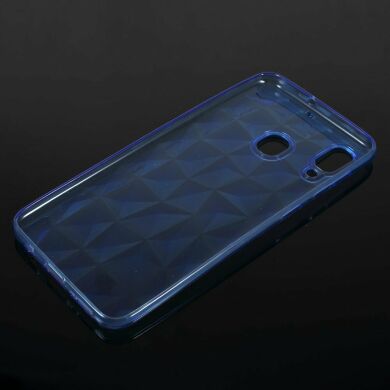 Силіконовий (TPU) чохол UniCase 3D Diamond Grain для Samsung Galaxy A30 (A305), Blue
