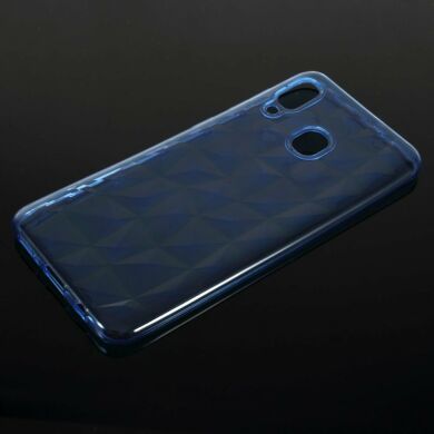 Силіконовий (TPU) чохол UniCase 3D Diamond Grain для Samsung Galaxy A30 (A305), Blue
