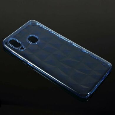 Силіконовий (TPU) чохол UniCase 3D Diamond Grain для Samsung Galaxy A30 (A305), Blue