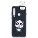 Силиконовый (TPU) чехол UniCase 3D Pattern для Samsung Galaxy A9 2018 (A920) - Panda with Blue Bowknot. Фото 3 из 6