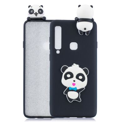 Силиконовый (TPU) чехол UniCase 3D Pattern для Samsung Galaxy A9 2018 (A920) - Panda with Blue Bowknot
