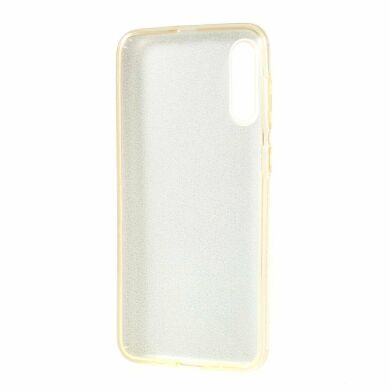 Силіконовий (TPU) чохол UniCase Glitter Cover для Samsung Galaxy A70 (A705), Gold