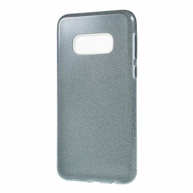 Силиконовый (TPU) чехол UniCase Glitter Cover для Samsung Galaxy S10e (G970) - Black