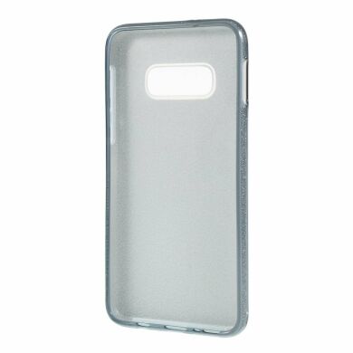 Силиконовый (TPU) чехол UniCase Glitter Cover для Samsung Galaxy S10e (G970) - Black