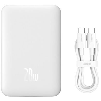 Внешний аккумулятор Baseus Magnetic Mini Air 20W (10000mAh) P10059001313 - Stellar White