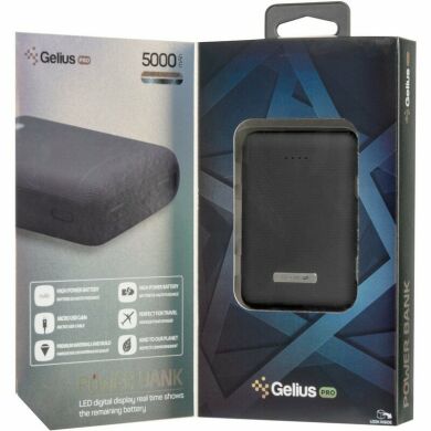 Внешний аккумулятор Gelius Pro Soft (GP-PB5-G2) 5000mAh - Black