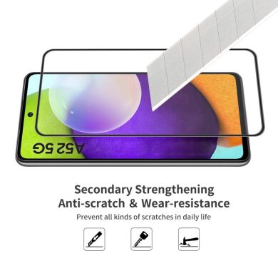Защитное стекло HAT PRINCE Full Glue Cover для Samsung Galaxy A52 (A525) / A52s (A528) - Black