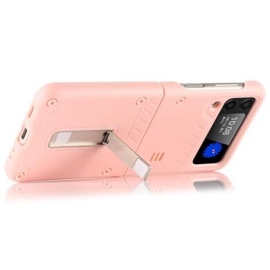 Защитный чехол Deexe Armor Flip для Samsung Galaxy Flip 3 - Pink