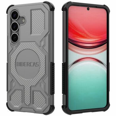 Захисний чохол Deexe Bibercas J-16 Series для Samsung Galaxy S25 (S931) - Grey