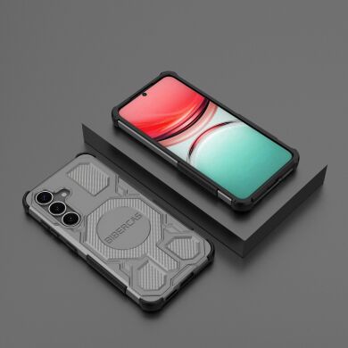 Захисний чохол Deexe Bibercas J-16 Series для Samsung Galaxy S25 (S931) - Grey