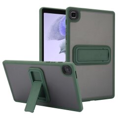 Защитный чехол Deexe Crystal Kickstand для Samsung Galaxy Tab A7 Lite (T220/T225) - Green
