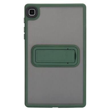 Защитный чехол Deexe Crystal Kickstand для Samsung Galaxy Tab A7 Lite (T220/T225) - Green