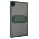 Защитный чехол Deexe Crystal Kickstand для Samsung Galaxy Tab A7 Lite (T220/T225) - Green. Фото 5 из 12