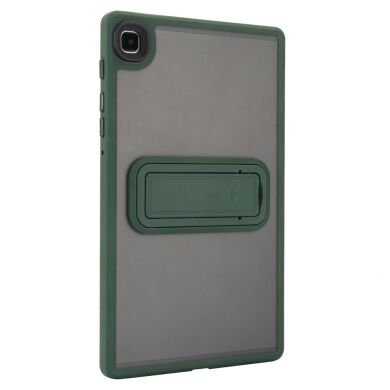 Защитный чехол Deexe Crystal Kickstand для Samsung Galaxy Tab A7 Lite (T220/T225) - Green