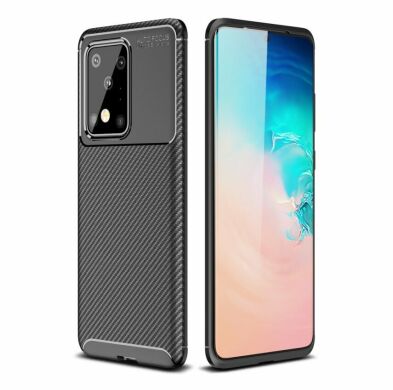 Захисний чохол Deexe Fusion для Samsung Galaxy S20 Ultra (G988) - Black