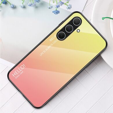 Захисний чохол Deexe Gradient Color для Samsung Galaxy A56 (A566) - Yellow