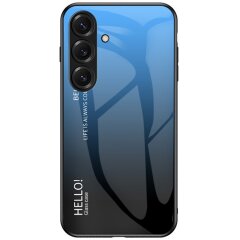 Захисний чохол Deexe Gradient Color для Samsung Galaxy S26 - Blue / Black