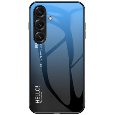 Захисний чохол Deexe Gradient Color для Samsung Galaxy S26 - Blue / Black