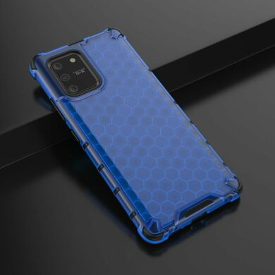 Защитный чехол Deexe Honeycomb Series для Samsung Galaxy S10 Lite (G770) - Blue