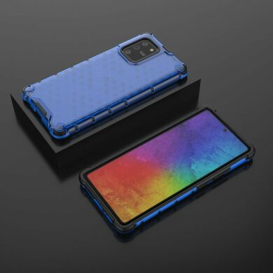 Защитный чехол Deexe Honeycomb Series для Samsung Galaxy S10 Lite (G770) - Blue