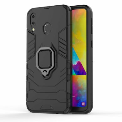 Захисний чохол Deexe Hybrid Case для Samsung Galaxy M20 (M205) - Black