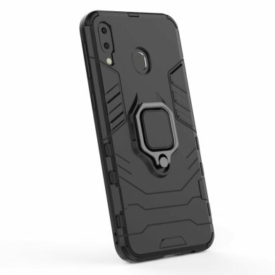 Захисний чохол Deexe Hybrid Case для Samsung Galaxy M20 (M205) - Black