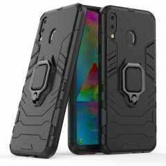 Защитный чехол Deexe Hybrid Case для Samsung Galaxy M20 (M205) - Black