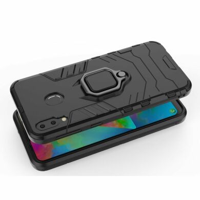 Захисний чохол Deexe Hybrid Case для Samsung Galaxy M20 (M205) - Black