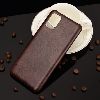 Захисний чохол Deexe Leather Back Cover для Samsung Galaxy M31s (M317) - Brown